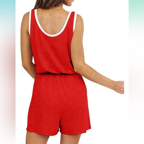 Red Romper - Picture 2 of 2